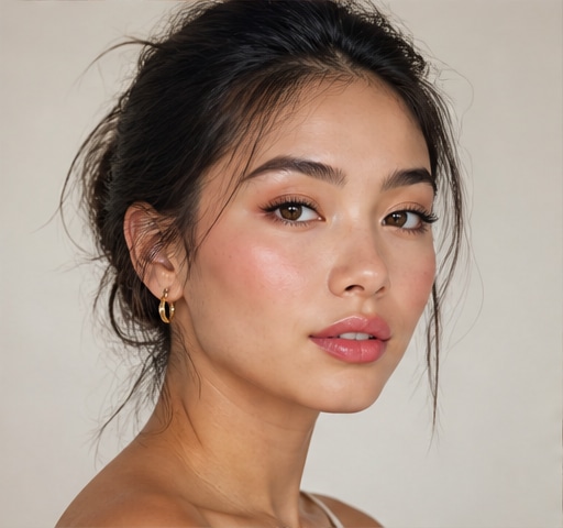 Bold Lip, Bare Face: The Confident Look