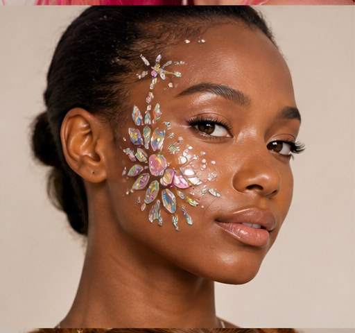 Gem Face Art
