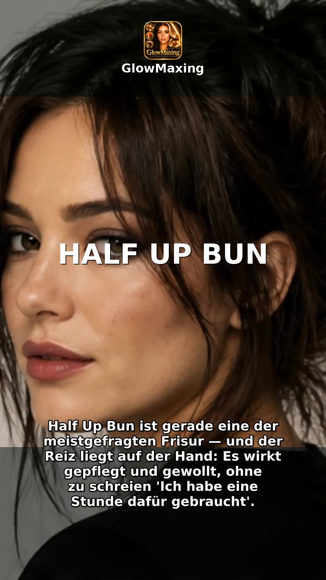 Half Up Bun