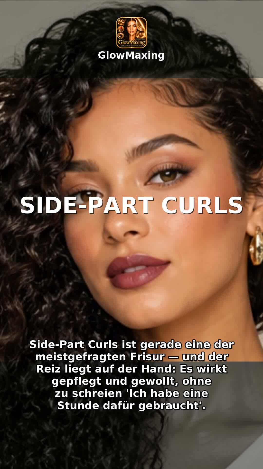 Side-Part Curls