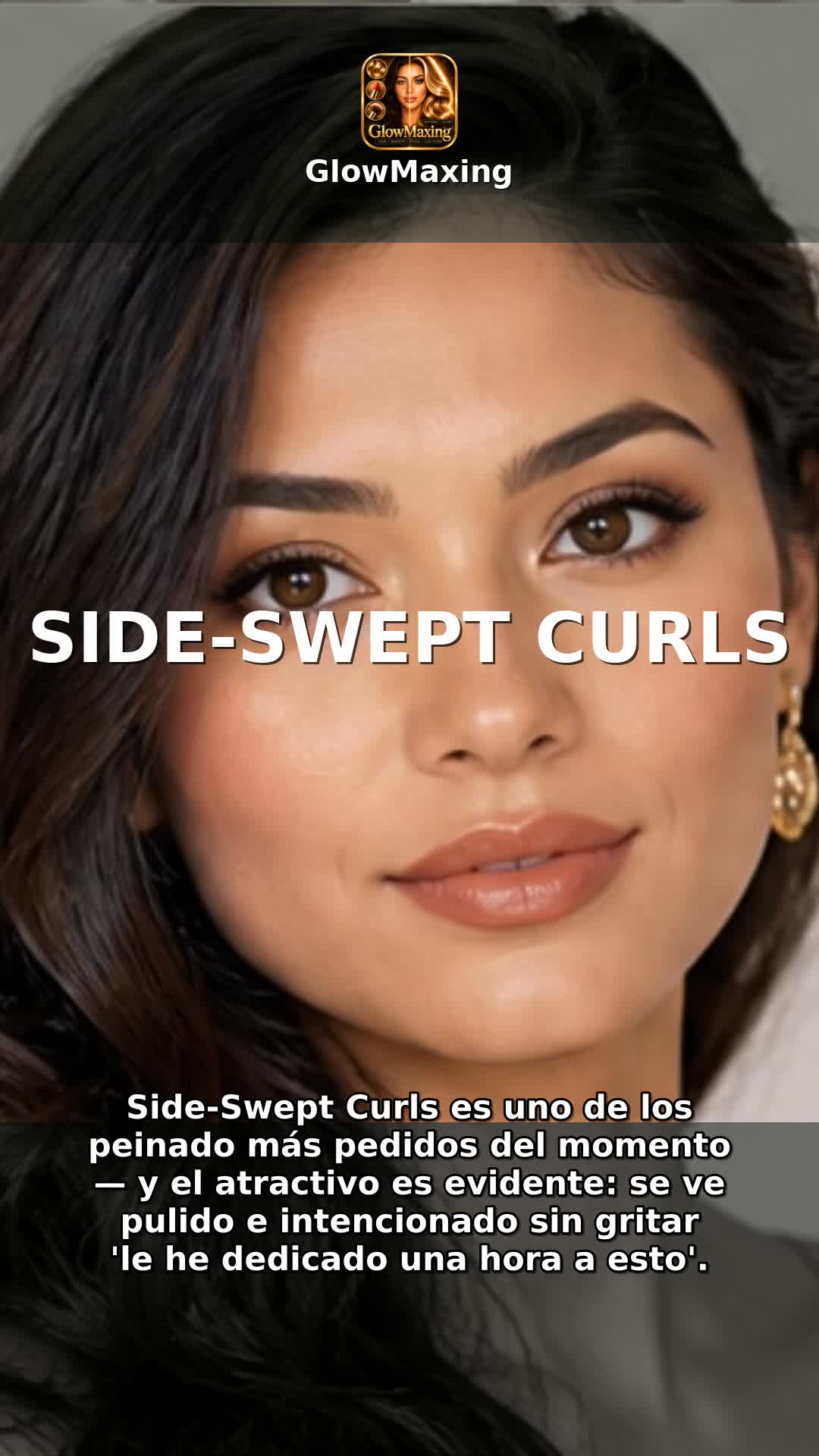 Side-Swept Curls