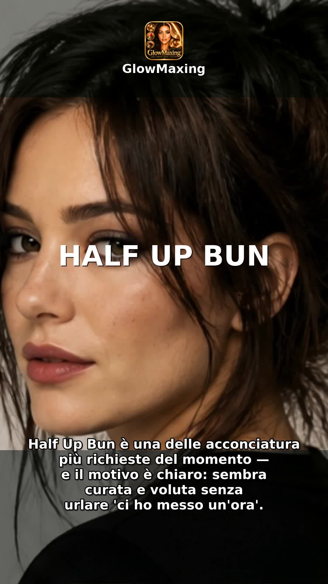 Half Up Bun