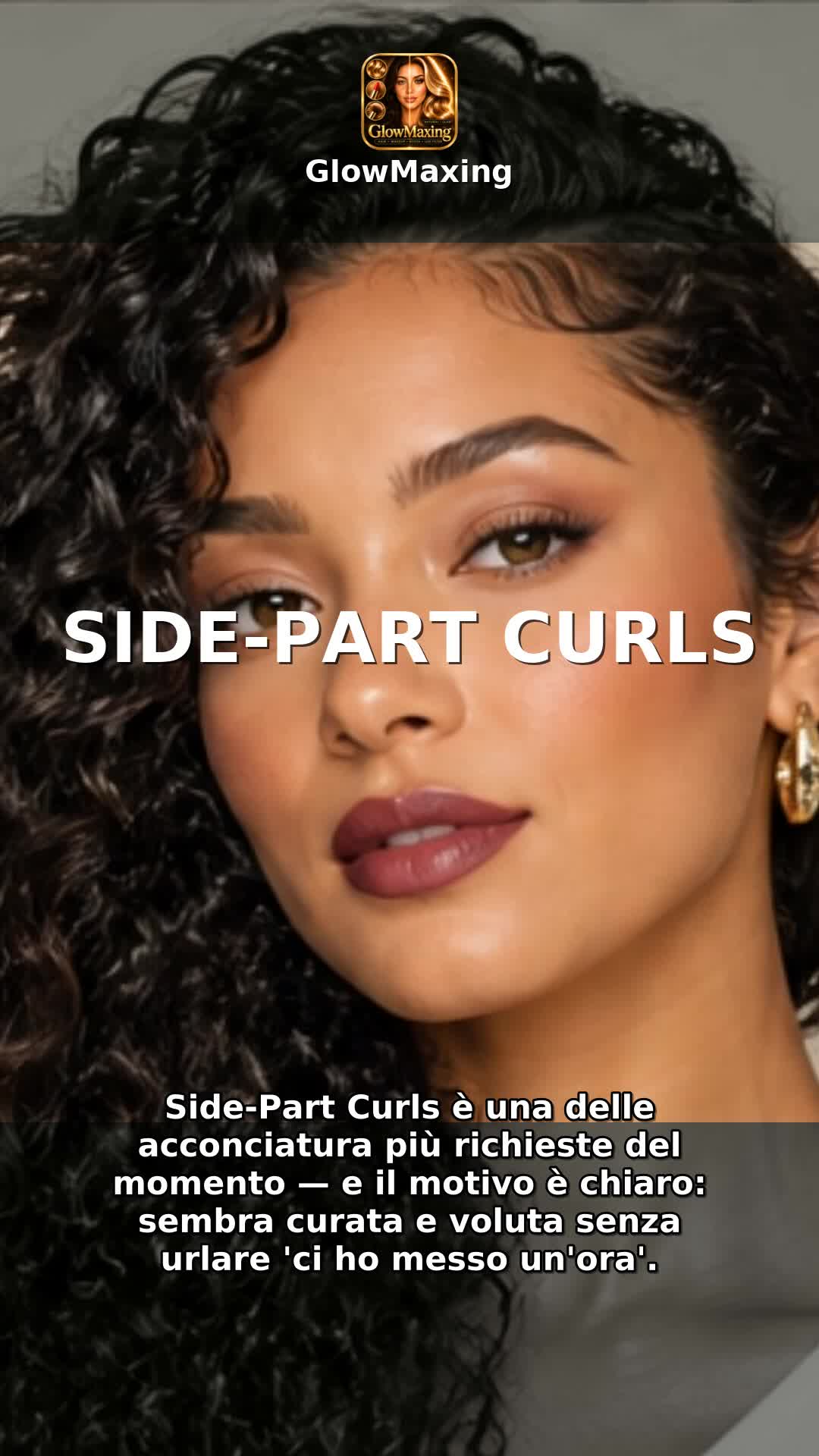 Side-Part Curls