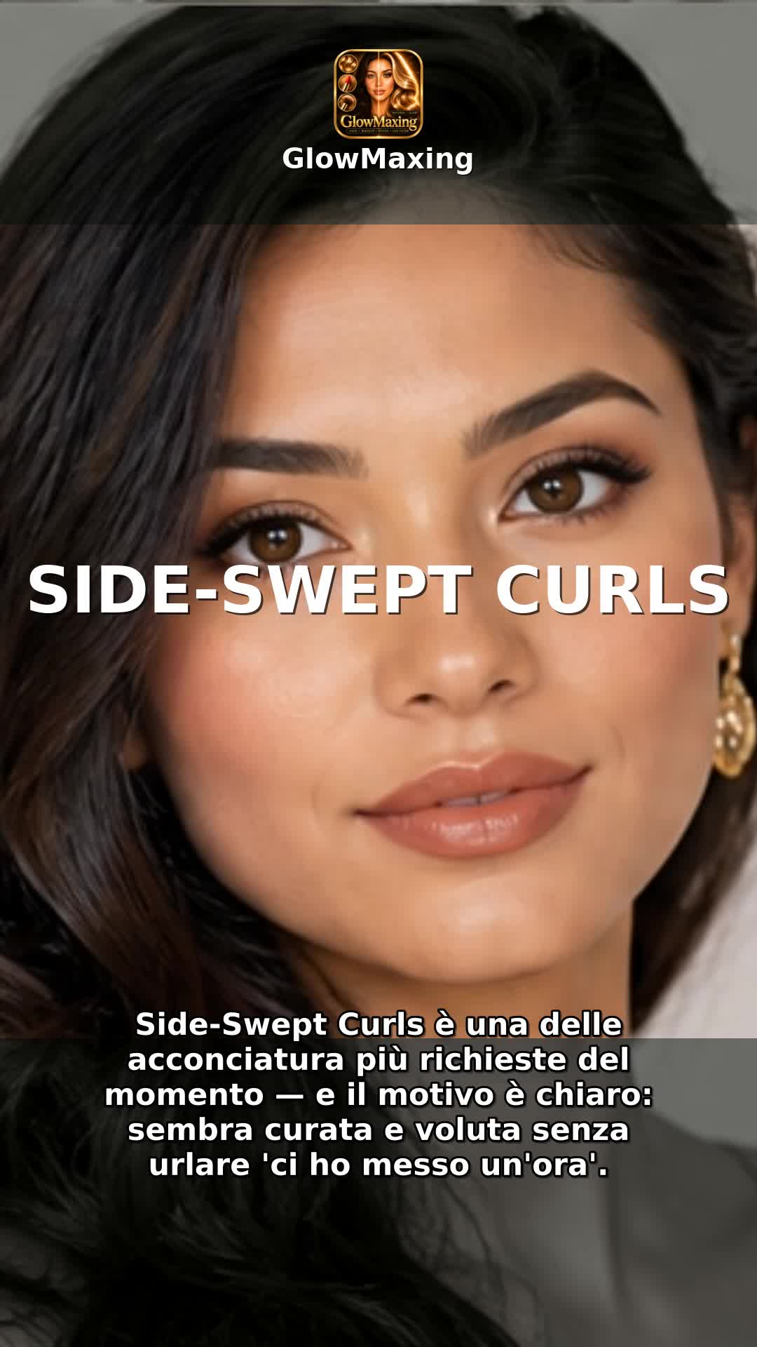 Side-Swept Curls