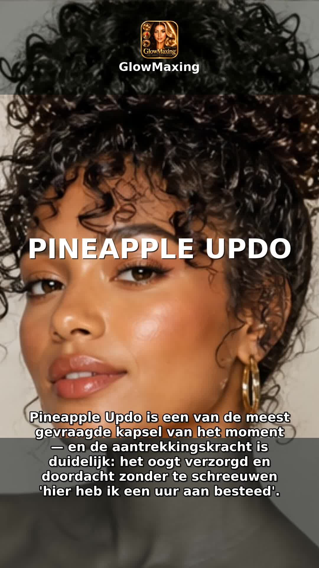 Pineapple Updo