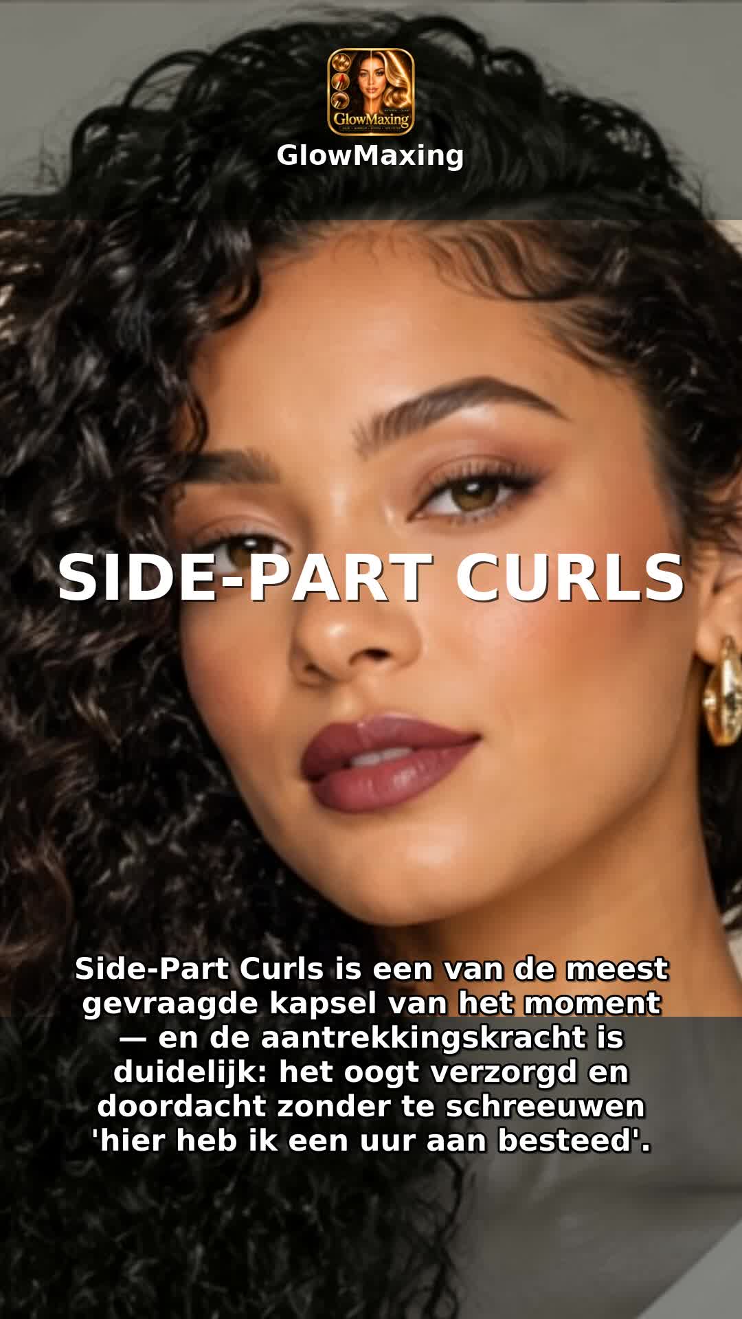 Side-Part Curls