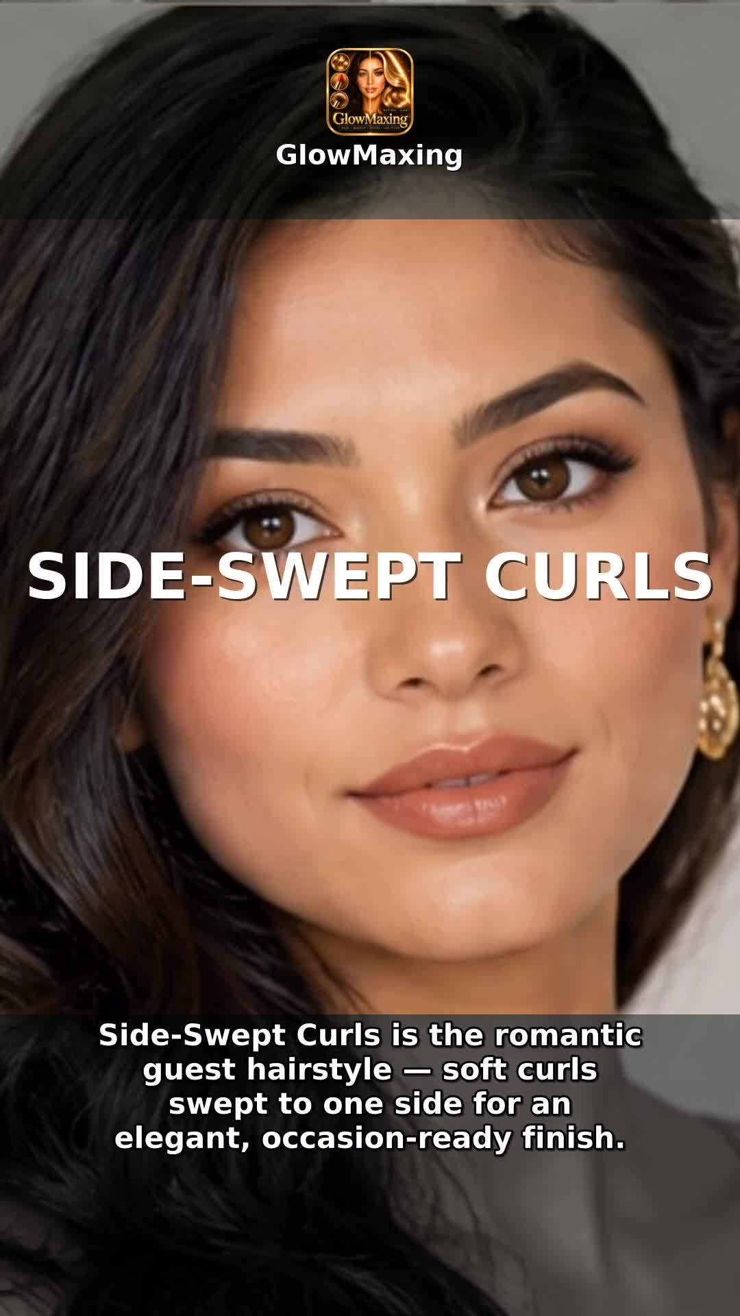 Side-Swept Curls