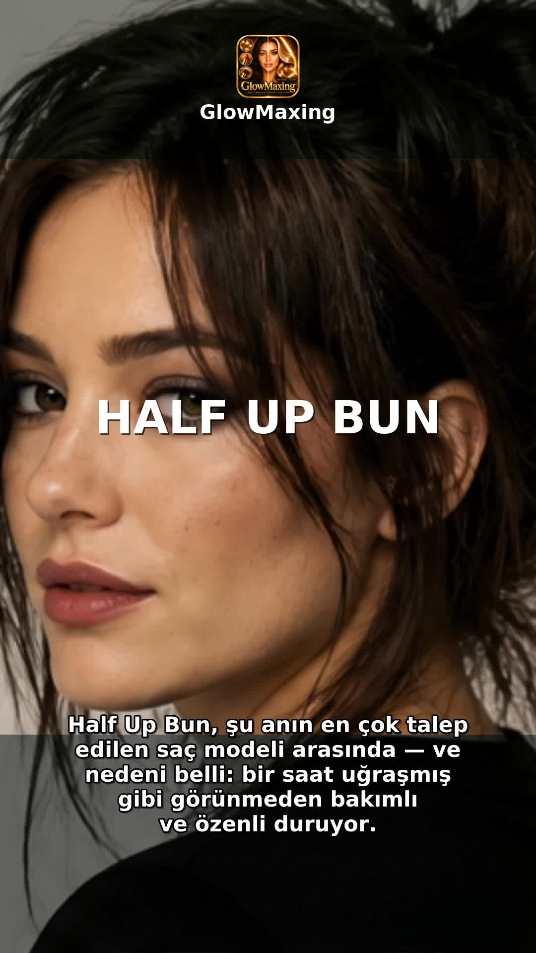 Half Up Bun